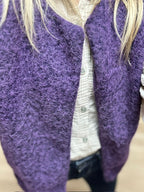GILET ROSALIE VIOLET