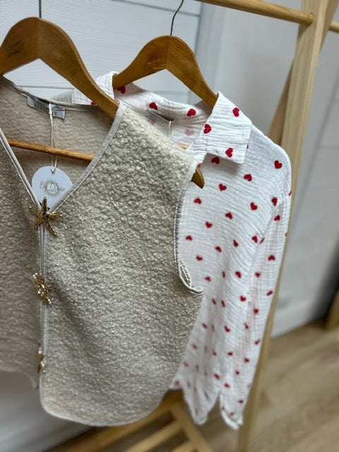 CHEMISE MILA COEUR