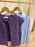 GILET ROSALIE VIOLET