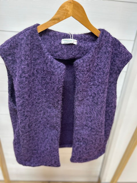 GILET ROSALIE VIOLET