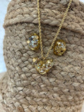 PARURE COEUR OR