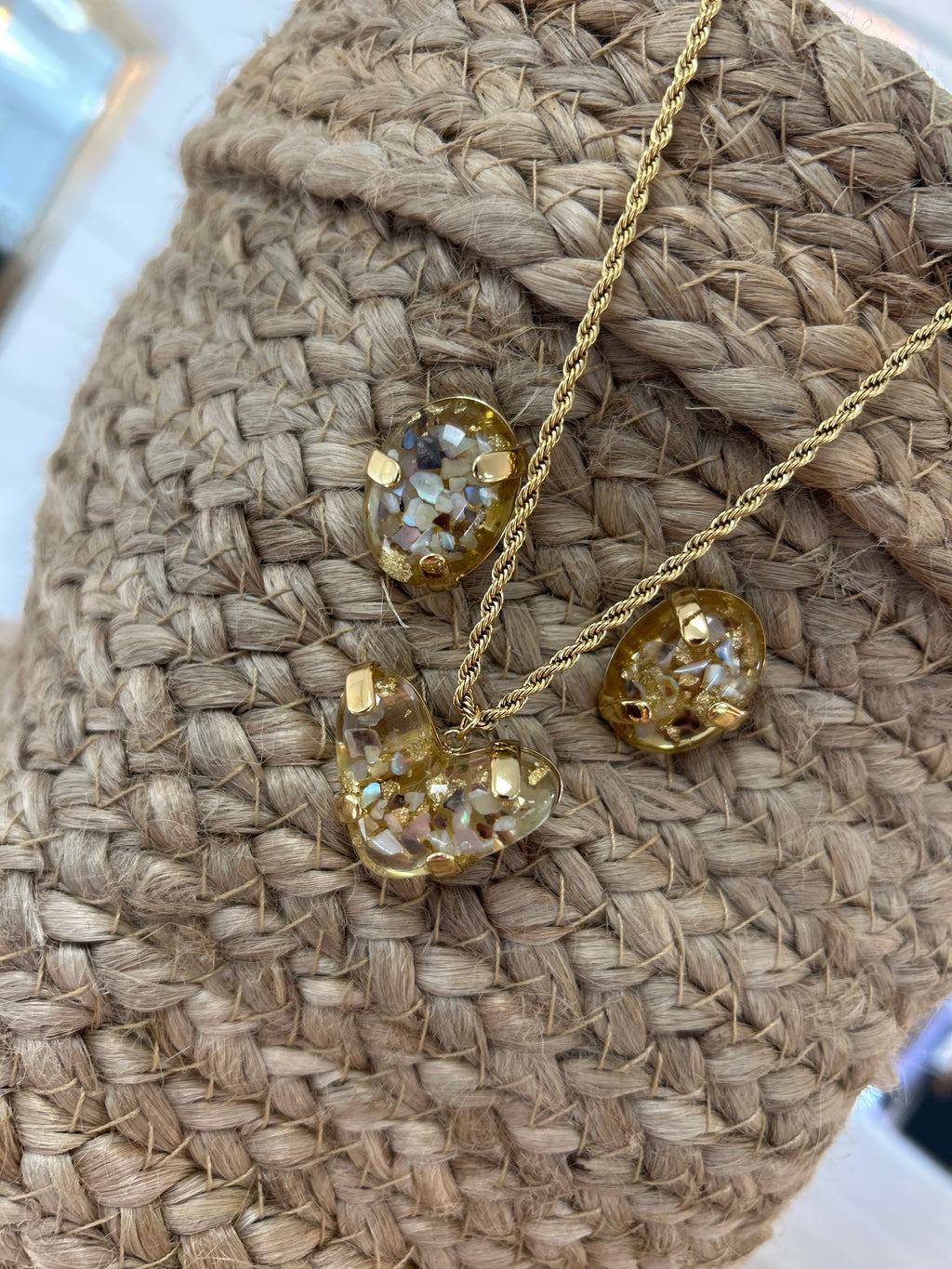 PARURE COEUR OR