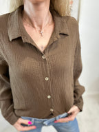 CHEMISE MILA CHOCOLAT