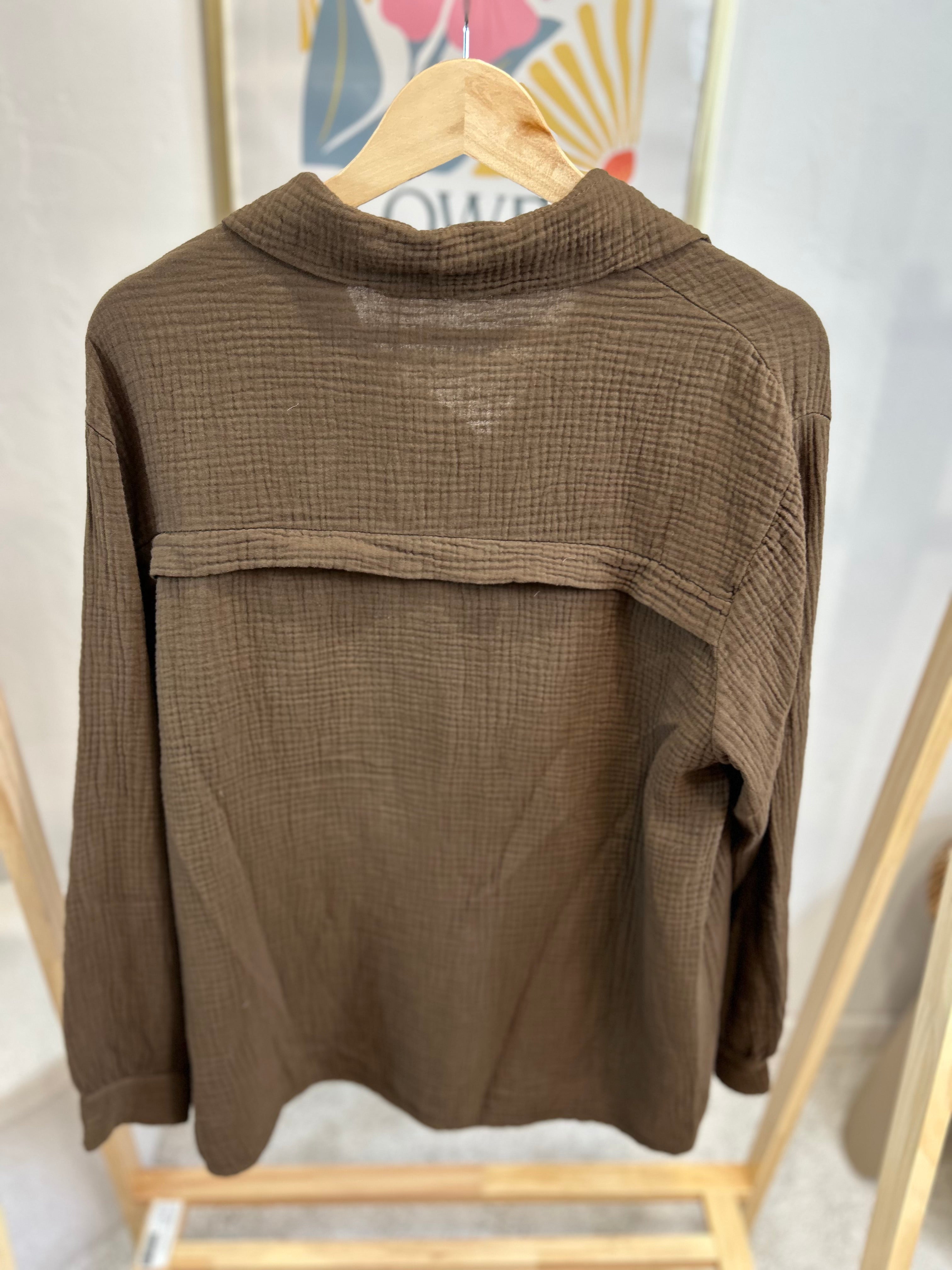 CHEMISE MILA CHOCOLAT