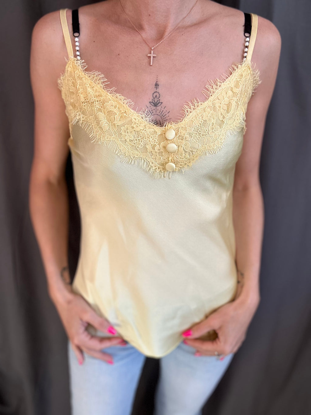 TOP LORENA JAUNE