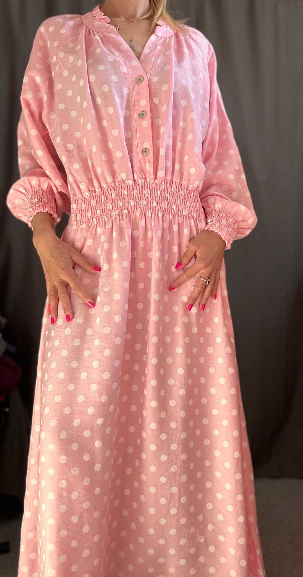 ROBE LILOU ROSE