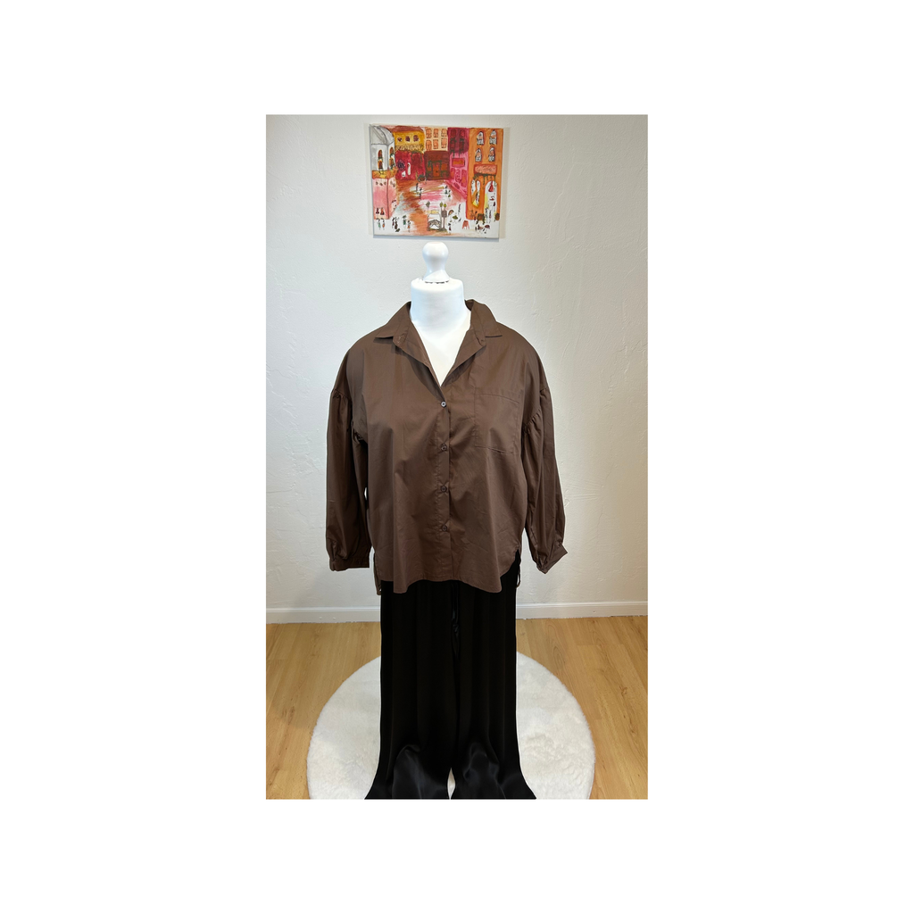 CHEMISE JUDE CHOCOLAT
