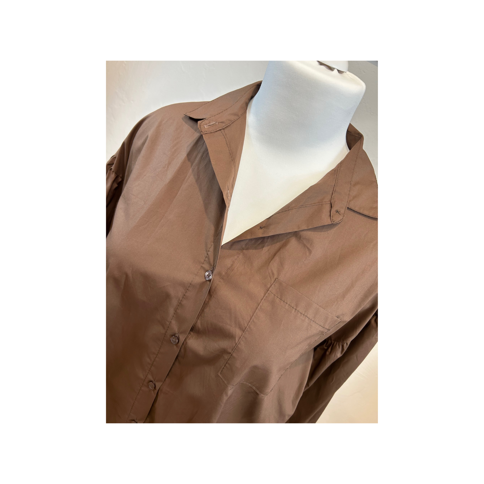 CHEMISE JUDE CHOCOLAT
