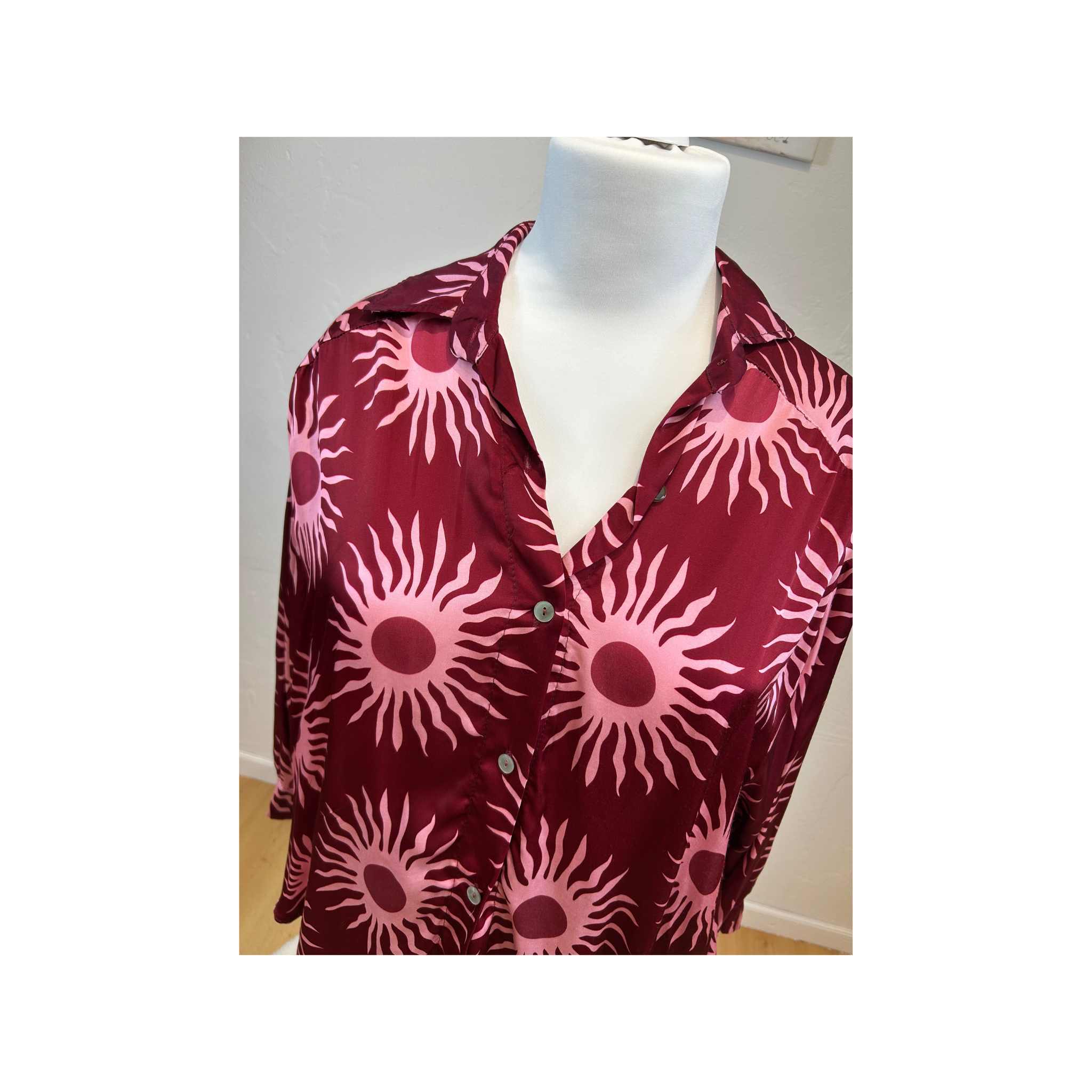 BLOUSE SUN BORDEAUX