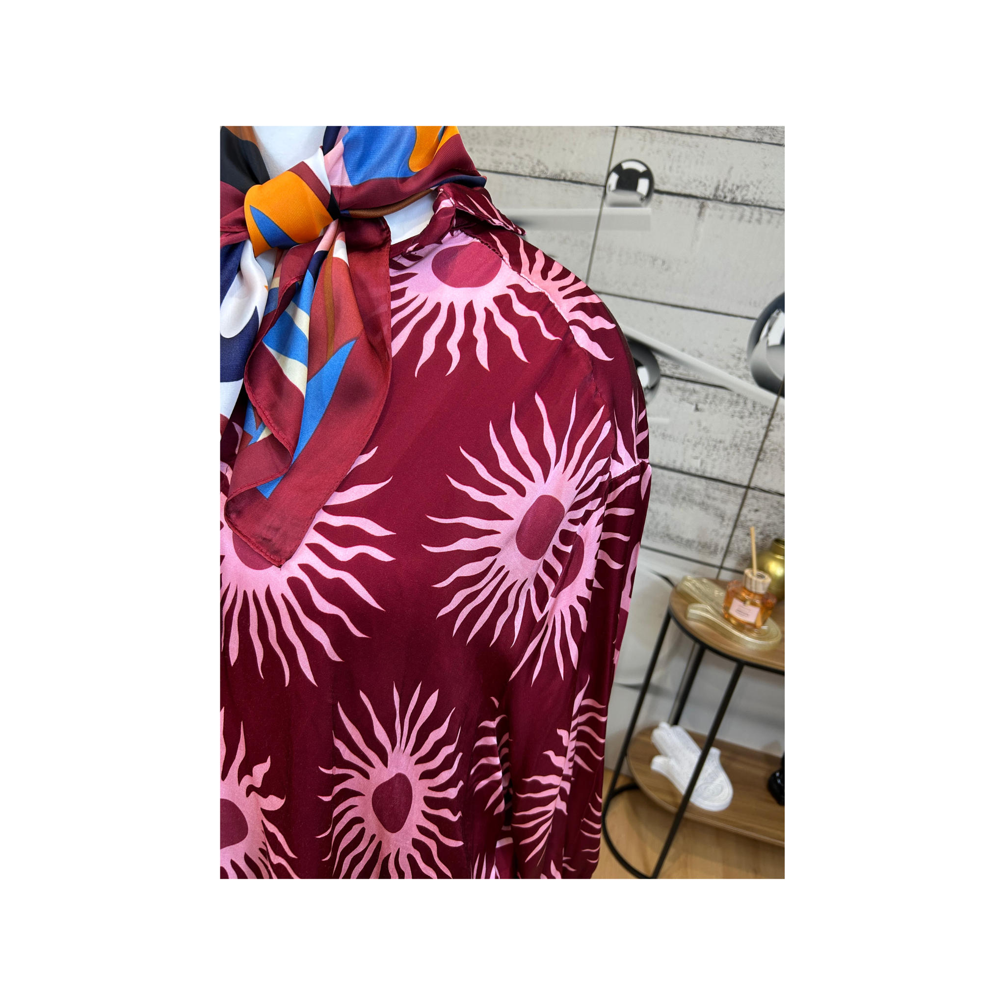 BLOUSE SUN BORDEAUX