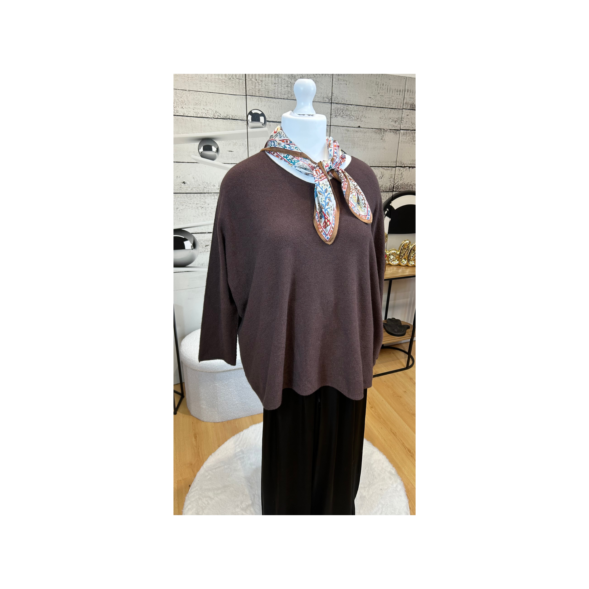 PULL SOPHIE CHOCOLAT